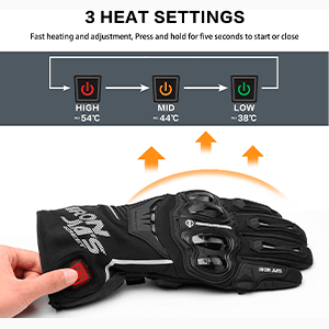 guantes calefactables para moto